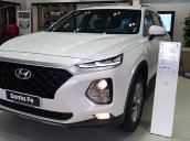 Bán Hyundai Santa Fe 2.4 sản xuất 2019, màu trắng, giá tốt