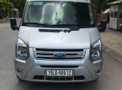 Cần bán gấp Ford Transit đời 2017, màu bạc, xe còn như mới