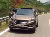 Bán Hyundai Santa Fe sản xuất năm 2016, màu nâu số tự động