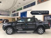 Bán xe Ford Ranger 2019, màu đen, nhập khẩu, nhiều quà tặng