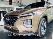 Hyundai Santa Fe 2019 xăng cao cấp, xe giao ngay tặng full PK, LH 0934545215