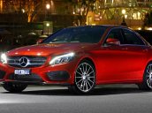 Bán Mercedes C300 AMG đời 2017, màu đỏ, nội thất xám cực đẹp