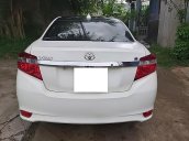 Cần bán xe Toyota Vios 1.5E CVT đời 2017, màu trắng, giá tốt