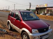 Cần bán lại xe Daihatsu Terios 1.3 4x4 MT đời 2003, màu đỏ