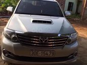 Bán Toyota Fortuner 2.5G đời 2016, màu bạc, số sàn