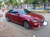 Bán Mercedes C300 AMG đăng ký 2018, màu đỏ nội thất đỏ siêu hiếm