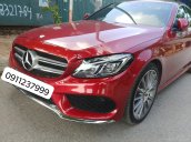 Bán Mercedes C300 AMG đăng ký 2018, màu đỏ nội thất đỏ siêu hiếm