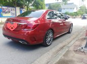 Bán Mercedes C300 AMG đăng ký 2018, màu đỏ nội thất đỏ siêu hiếm