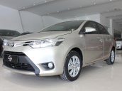 Cần bán xe Toyota Vios 1.5E CVT 2018, màu vàng, giá 495tr