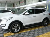 Bán ô tô Hyundai Santa Fe 2.4AT 2WD 7 chỗ đời 2015, màu trắng