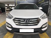 Bán xe Hyundai SantaFe 2WD 2.4AT, màu trắng, đời 2014, xuất được hóa đơn