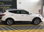 Bán xe Hyundai SantaFe 2WD 2.4AT, màu trắng, đời 2014, xuất được hóa đơn