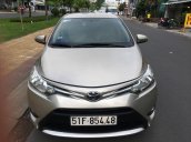 Bán Toyota Vios E sản xuất 2017, màu vàng cát