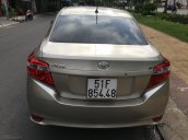 Bán Toyota Vios E sản xuất 2017, màu vàng cát