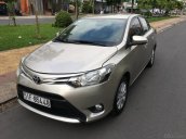 Bán Toyota Vios E sản xuất 2017, màu vàng cát