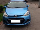 Cần bán xe Hyundai Grand i10 1.0 MT Base sản xuất năm 2015, màu xanh lam, nhập khẩu 