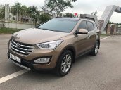 Bán xe Hyundai Santa Fe đời 2015, màu nâu chính chủ