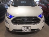 Bán Ford Ecosport Titanium 2018, màu trắng, 17,000km