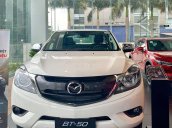 Bán Mazda BT 50 đời 2019, màu trắng, nhập khẩu nguyên chiếc, siêu ưu đãi