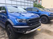 Bán Ford Ranger Raptor 2.0L 4x4 AT sản xuất 2019, màu xanh lam, xe nhập