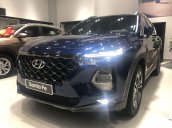 Bán ô tô Hyundai Santa Fe 2019, màu xanh lam