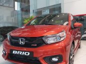 Honda Mỹ Đình bán Honda Brio OP1 màu cam nóc đen năm 2020 nhập khẩu, giá tốt