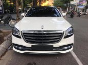 Bán Mercedes S450L sản xuất 2018, màu trắng