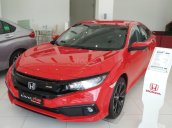 Honda Mỹ Đình: Giao ngay Honda Civic RS 2020 màu đỏ, nhập khẩu, giá tốt