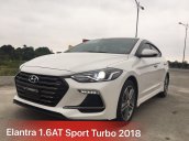 Bán xe Hyundai Elantra Sport 1.6 tubor 2018, màu trắng