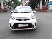 Kia Morning model 2016, màu trắng, zin, xe nhà trùm mền còn mới toanh, giá chỉ 335 triệu