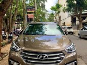 Cần bán Hyundai Santa Fe đời 2016, màu nâu, nhập khẩu