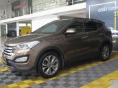 Cần bán Hyundai Santa Fe 2.4AT 4WD 7 chỗ 2015, màu nâu