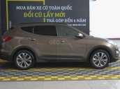 Cần bán Hyundai Santa Fe 2.4AT 4WD 7 chỗ 2015, màu nâu