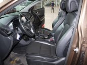 Cần bán Hyundai Santa Fe 2.4AT 4WD 7 chỗ 2015, màu nâu
