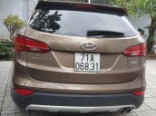 Bán Hyundai Santa Fe 4WD 2.4AT màu nâu, máy xăng, số tự động, bản full, sản xuất 2015/2016, gốc Sài Gòn