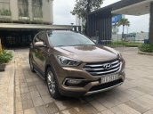 Bán Hyundai Santa Fe 2.4L năm sản xuất 2017, màu nâu, giá chỉ 950 triệu