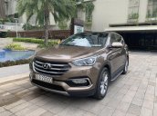 Bán Hyundai Santa Fe 2.4L năm sản xuất 2017, màu nâu, giá chỉ 950 triệu