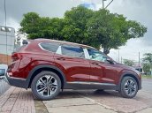 Hyundai Santa Fe dầu cao cấp màu đỏ bán giá niêm yết, giao xe toàn quốc, thủ tục đơn giản