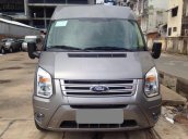 Cần bán xe Transit 2017, số sàn, máy dầu, màu xám, gia đình sử dụng