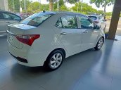 Bán xe Hyundai Grand i10 1.2 AT 2019, màu trắng, giá chỉ 390 triệu