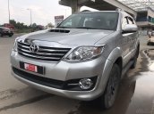 Bán Toyota Fortuner sản xuất 2016, màu bạc số sàn, giá chỉ 870 triệu