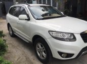 Cần bán nhanh xe Hyundai Santa Fe đời 2012, màu trắng, nhập khẩu