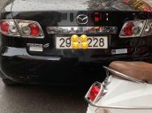 Cần bán gấp Mazda 6 đời 2003, màu đen, số sàn