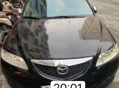 Cần bán gấp Mazda 6 đời 2003, màu đen, số sàn