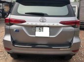 Bán Fortuner 3/2017 máy dầu, màu xám bạc, biển SG