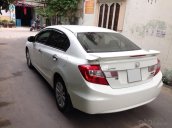 Bán Honda Civic 2.0 tự động 2012, màu trắng cực kỳ trẻ trung