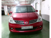 Bán ô tô Nissan Tiida đời 2010, màu đỏ, nhập khẩu