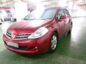 Bán ô tô Nissan Tiida đời 2010, màu đỏ, nhập khẩu