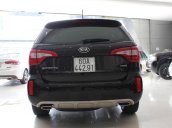 Bán xe Kia Sorento DATH 2.2AT SX 2017, máy dầu, màu đen, xe đẹp, giá TL