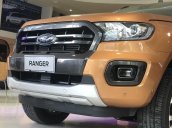 Bán Ford Ranger Wildtrak-4x4 đời 2019, màu cam, giao ngay, hỗ trợ trả góp đến 80%